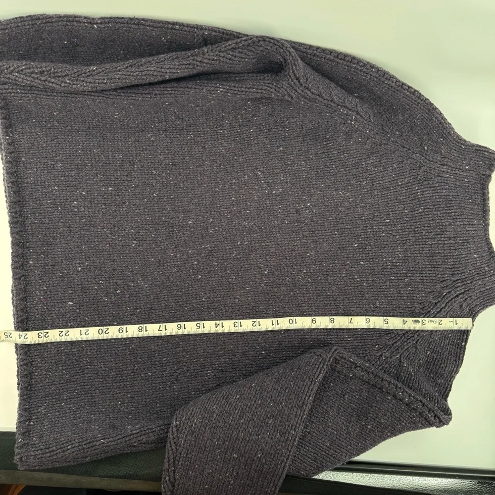 Burberry London Purple Merino Cashmere Sweater Medium - Picture 6 of 6
